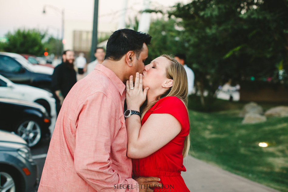 professional photographers capture a wedding proposal in Gilbert Arizona