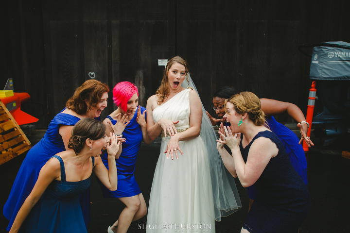 funny bridesmaid photos la jolla wedding