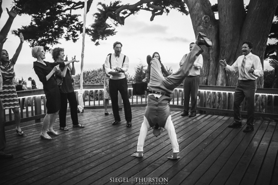 fun wedding reception dancing scripps la jolla wedding