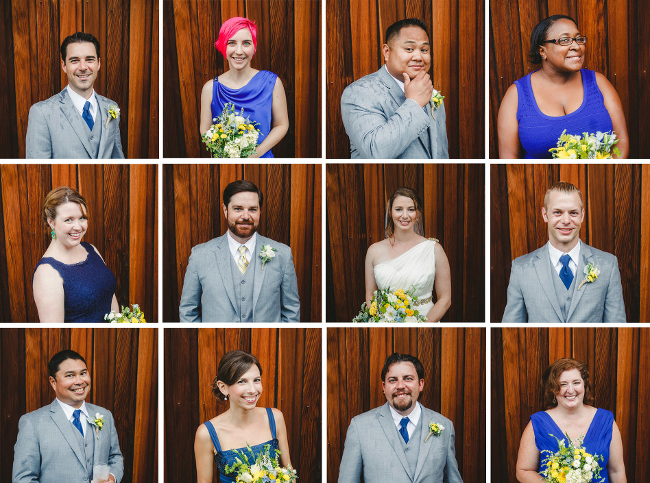 fun and unique wedding party portraits san diego california