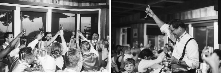 documentary style photography of reception inside the Martin Johnson house san diego