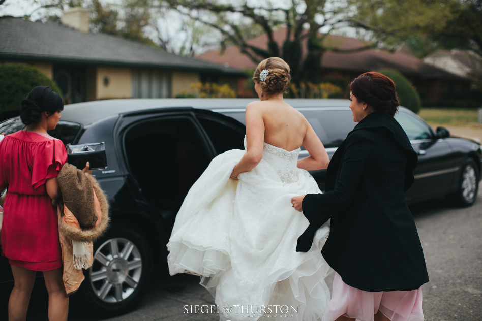 fun portraits of bride getting ready Texas wedding