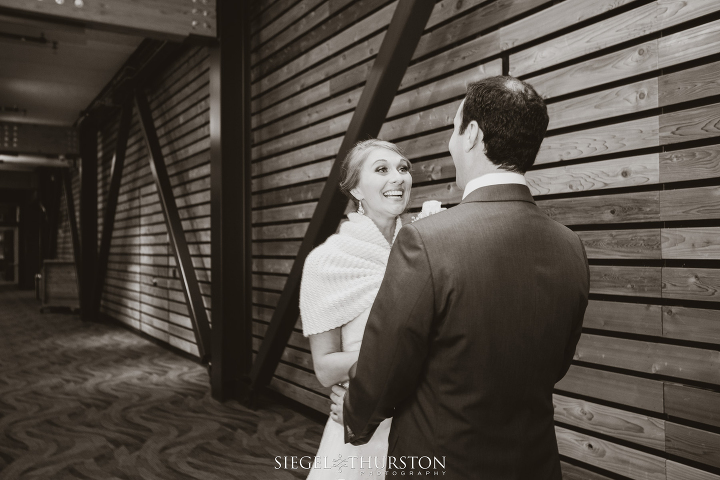 first look Dallas wedding