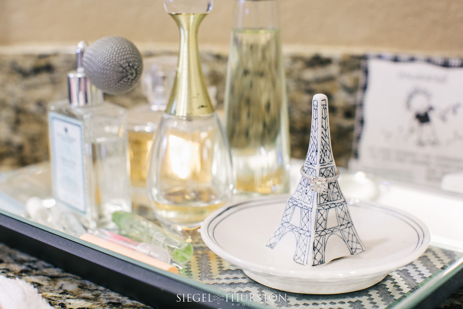 cute eiffel tower engagement ring dish