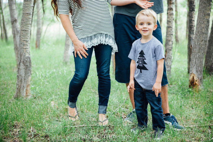 Arizona family photos in the woods