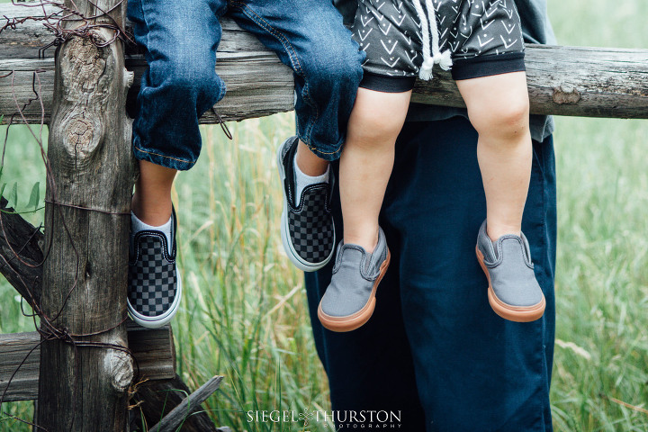 cute boys vans for family photos