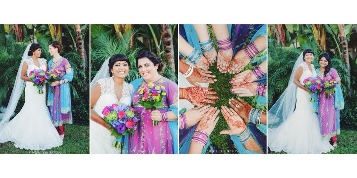 beautiful wedding henna tattoos Indian American Wedding San Diego