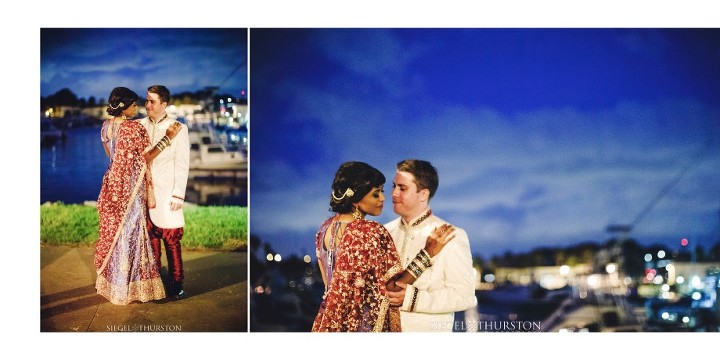 Indian American wedding held at The Dana on Mission Bay in San Diego