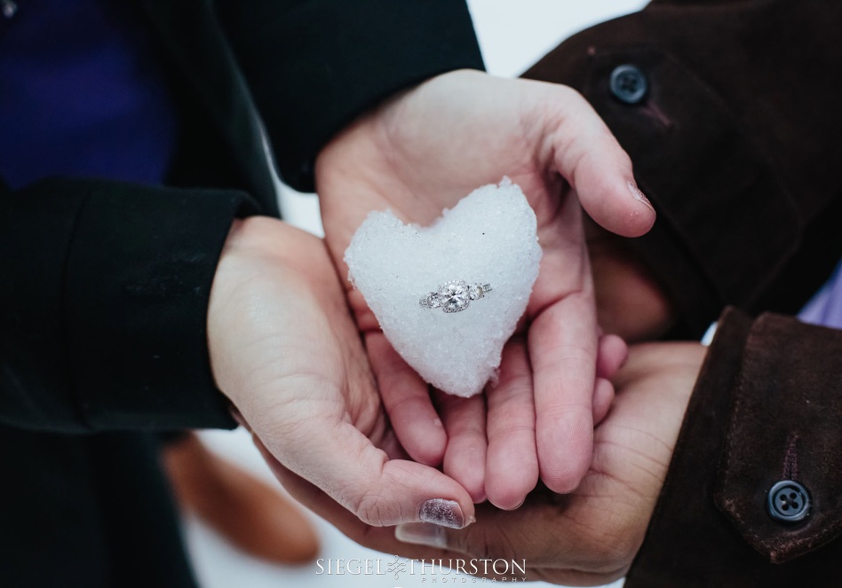 snow engagement shoot mammoth