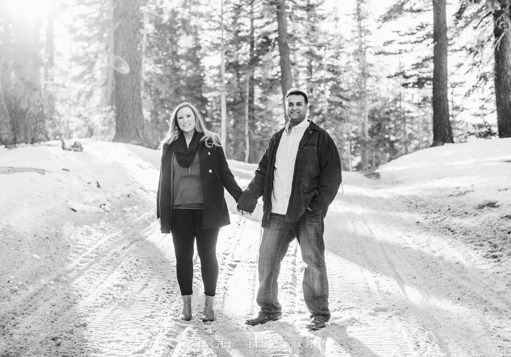 mammoth engagement photos