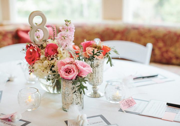romantic wedding table decor 