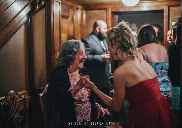 special moments captured at the wedding reception