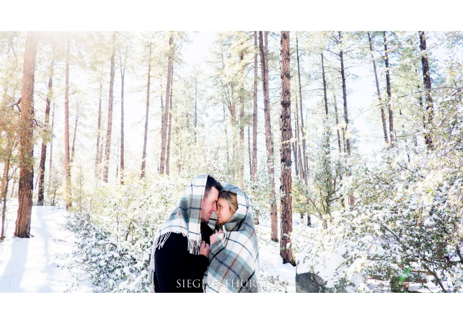 destination snow engagement shoot 