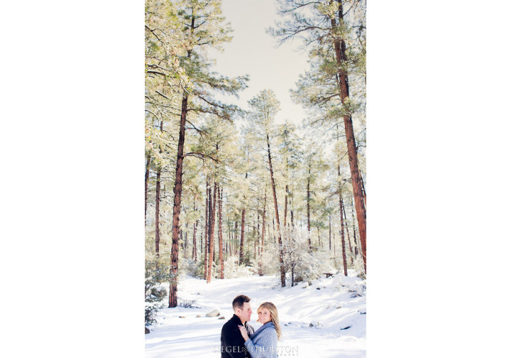 destination snow engagement shoot 