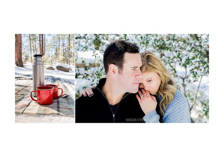 destination snow engagement shoot 