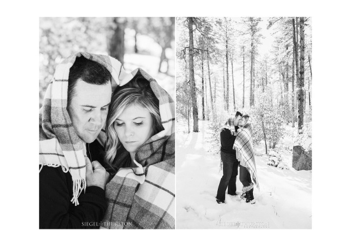 destination snow engagement shoot 