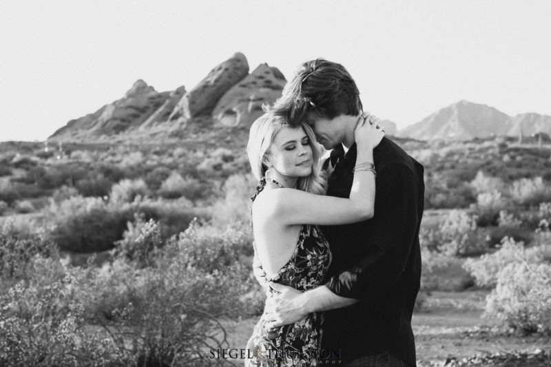 Papago Park Engagement Phoenix Arizona