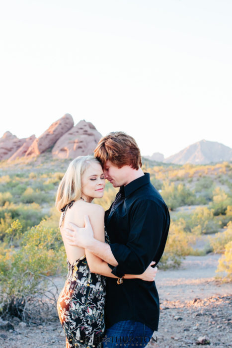 Papago Park Engagement Phoenix Arizona