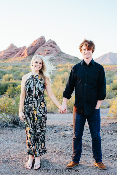 Papago Park Engagement Phoenix Arizona