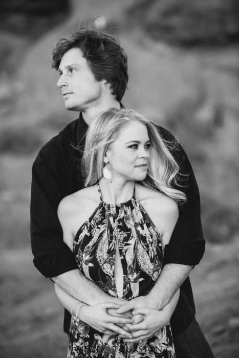 romantic phoenix engagement photos