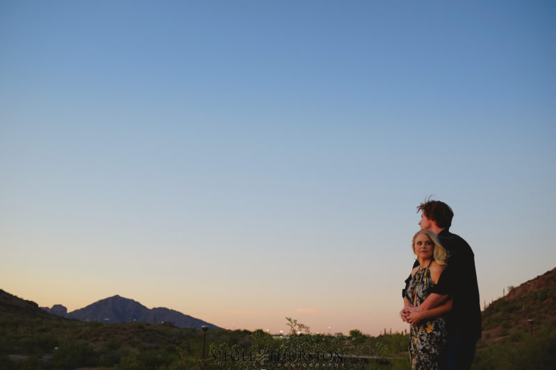 romantic phoenix engagement photos