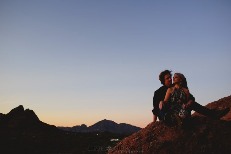 Papago Park Engagement Phoenix Arizona