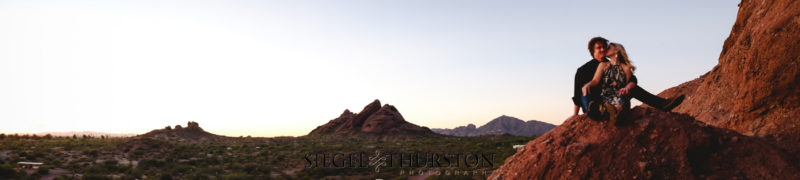 outdoor desert engagement session phoenix arizona