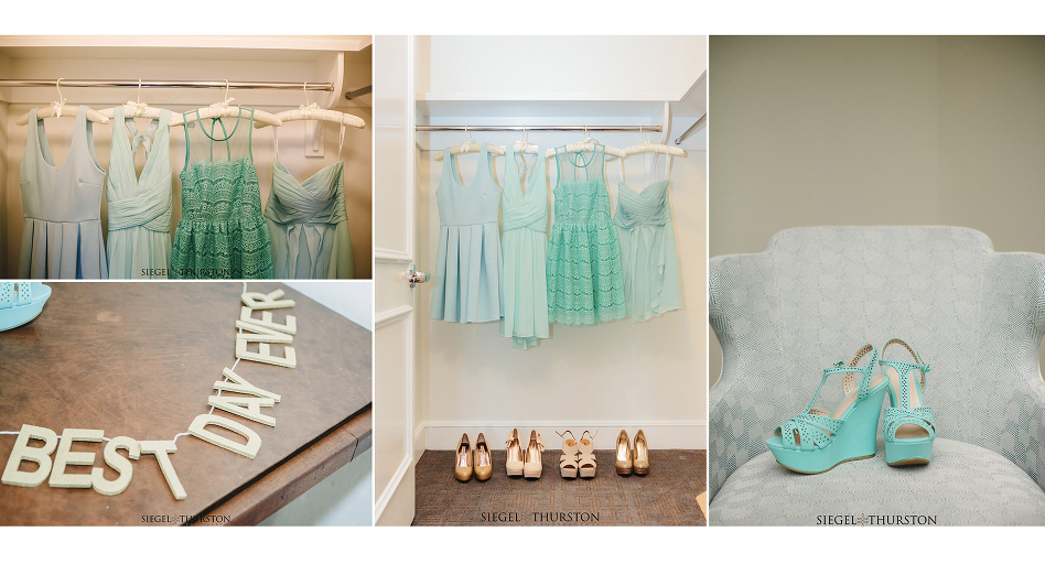 teal bridesmaids dresses