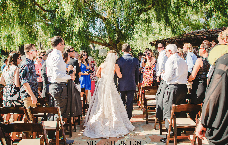 ceremony site at leo carrillo ranch in san diego